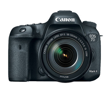 Canon EOS 7D Mark II EF-S 20.2 MP DSLR Camera With 18-135mm F/3.5-5.6 IS USM Lens & W-E1 Wi-Fi Adapter - Black in UAE