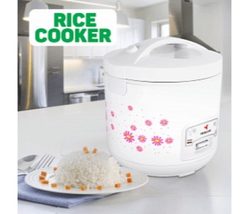Mebashi ME-RC722 2.2 Liter Electric Rice Cooker 900 W White in UAE