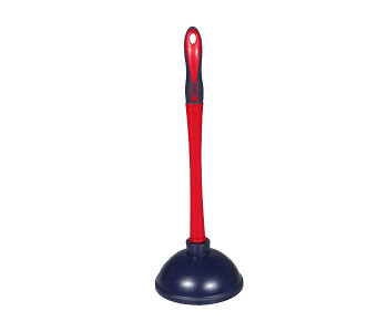 Royalford RF8833 One Click Series Toilet Plunger - Red & Blue in UAE