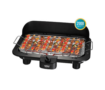 Express Delivery - Sanford SF5952BQ BS 2000 Watts Electric Barbecue Grill - Black - ID 26543