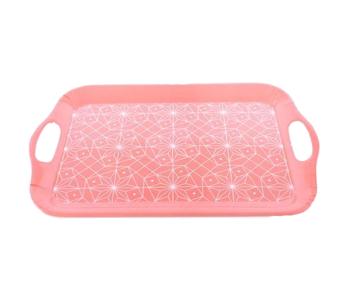 Royalford RF7252 40.9 X 29 X 2.4 Cm Melamine Ware Tray - Pink in UAE