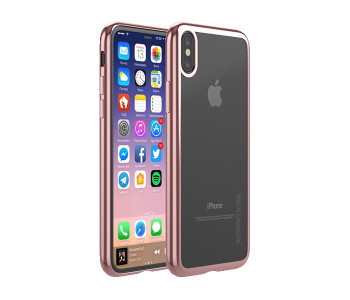 Promate Hybrid-X Case For IPhone X - Rose Gold in KSA