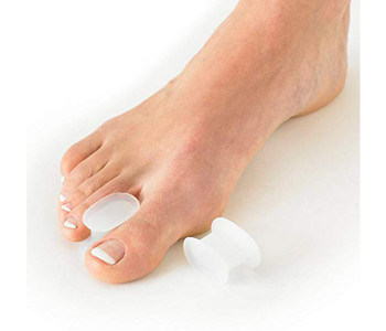 Neo Gel 2 Pieces Silicone Big Toe Separators - White in KSA