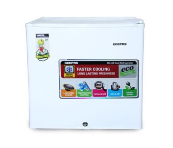 Geepas GRF654WPE 60L Faster Cooling Mini Refrigerator, White in UAE