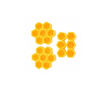 Car Silicon Wheel Hub Screw Cover - 20 Pieces, Yellow in OMAN