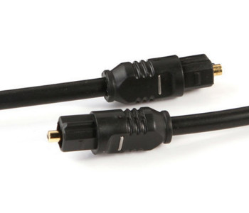 Express Delivery - Trands TR-CA8185 Fibre Optic Digital Audio Cable - Black, 2 Meter - ID 31040