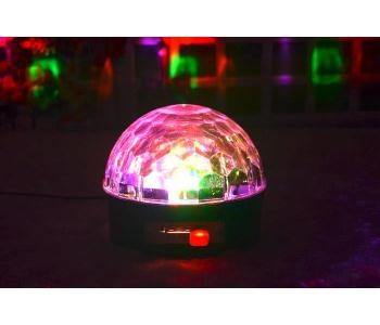 Express Delivery - Magic Ball JA179 Crystal LED Stage Light Bluetooth MP3 Player with Remote - ID 1762