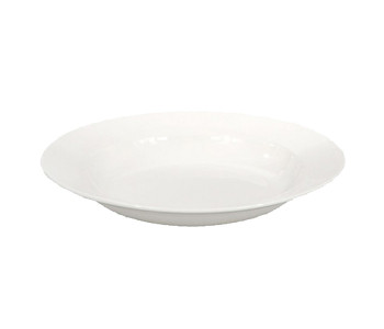 Royalford RF8760 10-inch Round Deep Plate - White in UAE