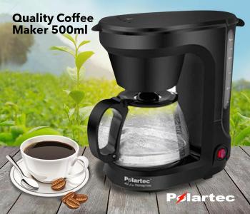 Polartec PT-303 6 Cup Coffee Maker 500ml - Black in UAE