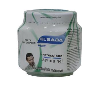 Elsada 1000ml Professional Styling Hair Gel - Green in KSA