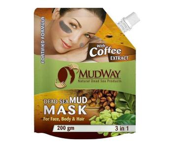MudWay Dead Sea Mud Mask With Coffee Extract - 200g in KSA