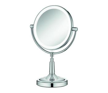 Empire Industries 8-inch Round LED Lighted Makeup Vanity Mirror - Chrome in KSA