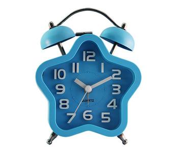 Skysea Star Shaped Metal Twin Bell Fancy Alarm Clock - Blue in KSA