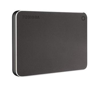 Toshiba HDTW220EB3AA 2TB Canvio Premium Portable External Hard Drive - Dark Grey Metallic in KSA