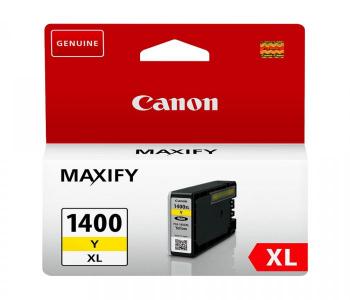 Express Delivery - Canon 1400 XL High Yield Cyan Ink Cartridge - Yellow - ID 40203