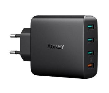 Aukey PA-T18 Amp 4 Port Wall Charger With Quick Charge 3.0 - Black in KSA