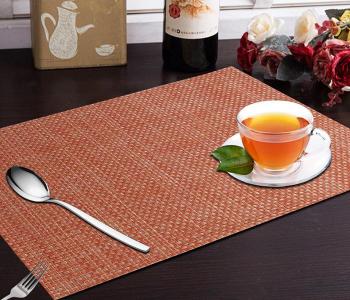 Ningxin Rectangular Best Table Place Mats - 2 Pieces, Multi Color in KSA