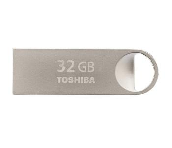 Toshiba U401 32GB TransMemory USB 2.0 Flash Drive - Silver in KSA