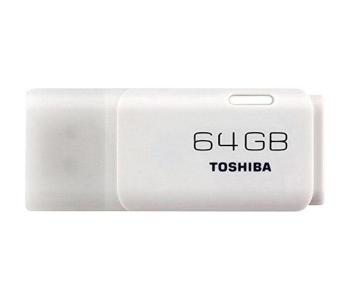 Toshiba U202 64GB TransMemory Hi-Speed USB 2.0 Flash Drive - White in KSA