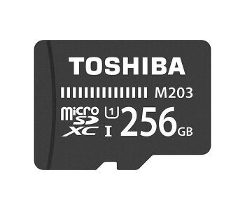 Toshiba THN-M203K2560EA 256GB Class 10 100MBs MicroSD Card With Adaptor, Black in KSA
