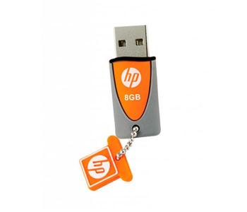 HP V2450 8GB USB 2.0 Flash Drive - Orange in KSA