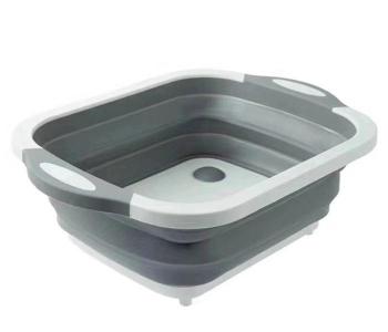 Multifunction Kitchen Chopping Board Foldable Dish Tub, Folding Cutting Board Vegetable Washing Basket in UAE