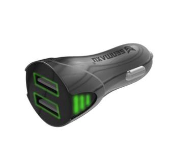 SMX-202 3.1A Dual Port USB Car Charger - Assorted in KSA
