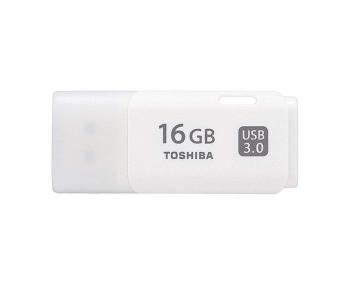 Toshiba THN-U301W0160E4 16GB TransMemory USB 3.0 Flash Drive - White in KSA