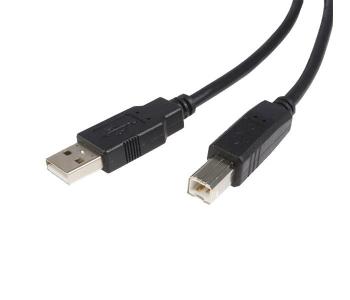 10 Feet High Speed Certified USB 2.0 Cable - Black in KSA