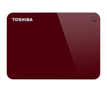 Toshiba HDTC910ER3AA 1TB Canvio Advance Portable External Hard Drive - Red in KSA