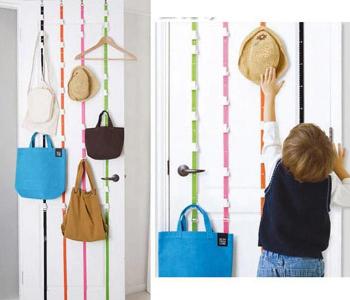Adjustable UpDn Hooks Multipurpose Bag Hook For Door Organization - Assorted in KSA