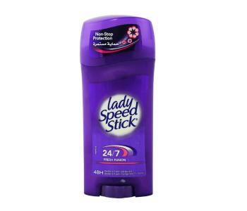Lady Speed Stick 24/7 Fresh Fusion Antiperspirant Deodorant - 65g in KSA