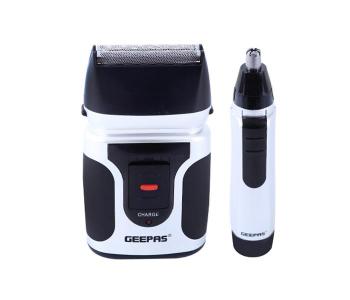 Geepas GSR110N 3 Watt 2 In 1 Rechargeable Mens Shaver And Nose Trimmer in UAE