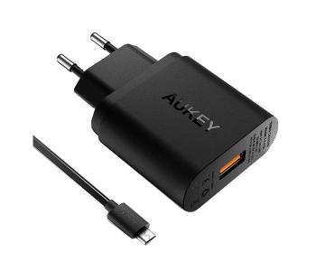 AUKEY PA-U28 Turbo Charger With Quick Charge 2.0 - Black in KSA