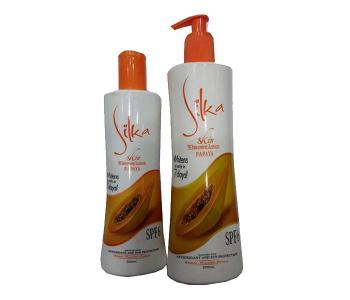 Express Delivery - Silka 2 Piece Papaya Skin Whitening Lotion with SPF6 - ID 41048