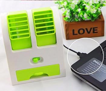 CP Mini Cooling Fan Portable Air Conditioner Cooler With USB Battery Operated, CP0111 in UAE