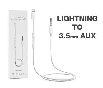 Express Delivery - iSmart Lightning to 3.5 AUX Audio Adapter Cable - ID 41954