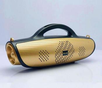KMS - E83 Portable Bluetooth Speaker - Gold in KSA