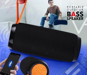 IRONGEER MRS375T Bluetooth Bass Speaker Portable Outdoor Sport Loud - Black in KSA