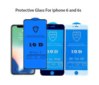 10D 9H Protective Glass For Iphone 6 And 6s in KSA