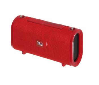 T&G Portable Wireless Bluetooth Super Bass Stereo TG 123 - Red in KSA