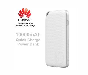 HONOR 10000mAh QuickCharge Power Bank - White in KSA