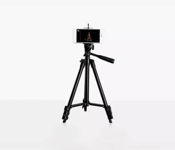 Portable Mini Tripod 3120A 4 Section Legs With 360 Swivel Panhead + Carrying Bag - Black in KSA