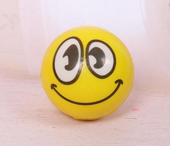 1 Piece Smiley Massage Ball - Yellow in KSA