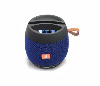Portable Wireless Bluetooth Speaker DV07 - Blue in KSA