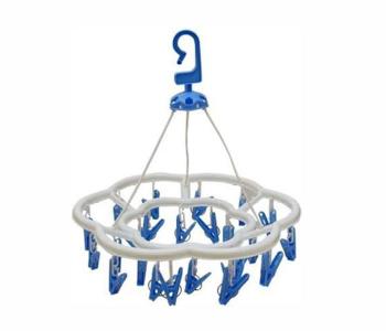River Plast Plastic Round Cloth Drying Stand Hanger - Blue in KSA