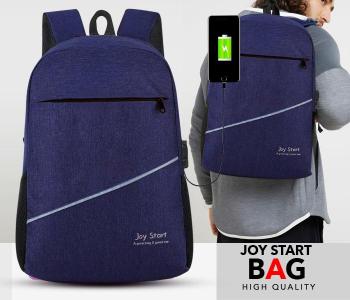 JOY START BACK PACK JA0082 - A GREAT BAG A GREAT MAN - NAVY BLUE in KSA