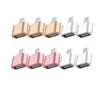 Express Delivery - 10 Pc Pack Micro USB Female To Lightning Male Sync Data Converter Charging Adapter For iOS Devices,Zen  - ID 39791