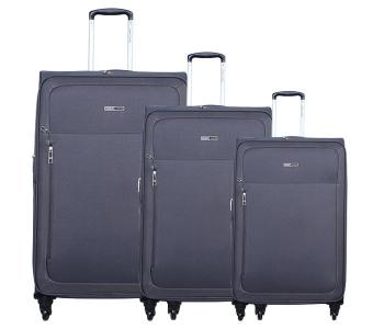 Express Delivery - Para John PJTR3109N Trolley Bag Set of 3 Pieces - Navy Blue - ID 14553