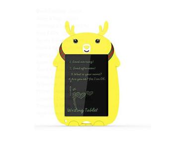 LCD Writing Tablet Electronic Drawing Doodle Board 8.5 Inch - Yellow in KSA